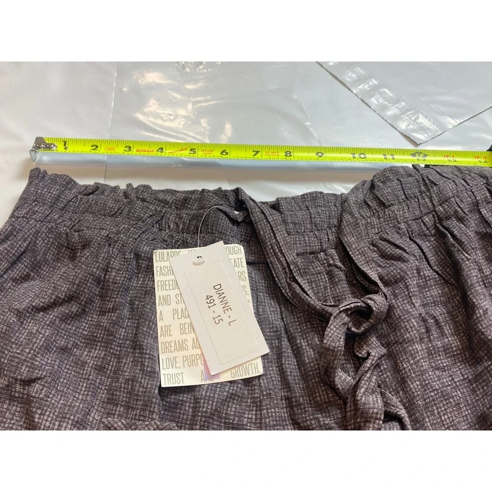 LuLaRoe Womens Maxi Skirt‎ Gray Textured Stretch Pull On Size L Long